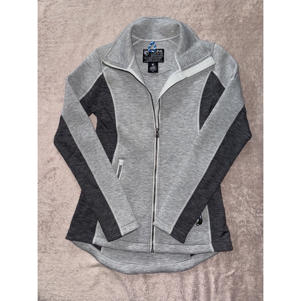Kuhl Women's Projekt Kestrel Jacket Poly Rayon Spandex Full Zip Gray Size XS
